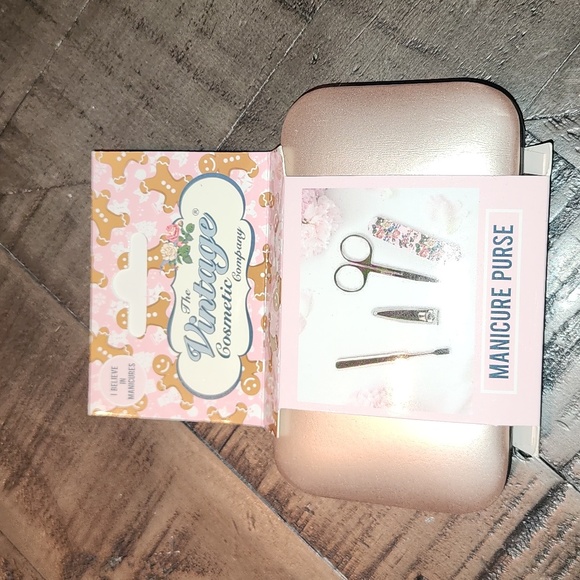 Manicure Purse Set- Rose Gold & Gingerbread - Picture 3 of 4